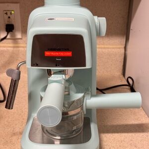 Mint Green Espresso Maker